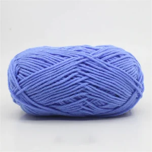 Knitting Yarn Crochet 25g Blue
